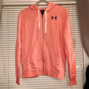 Under Armour Zip-up Sweatshirt, Size: M